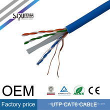 SIPU chine fabricant 305m communication 0.5 CCA 4 paires 24awg utp cat6 câble